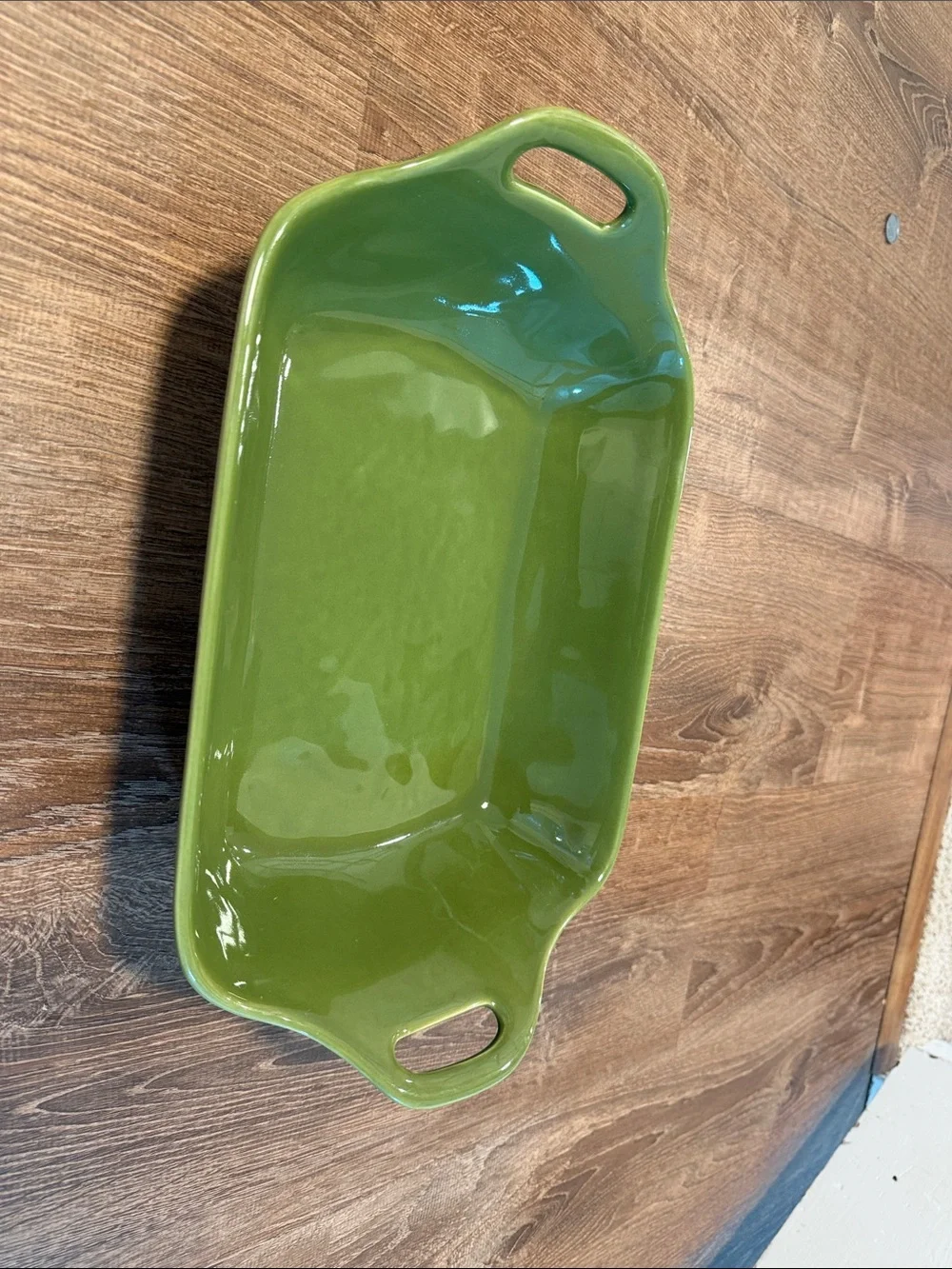 Crate&Barrel glossy olive